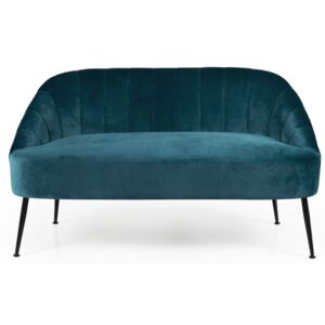 Sofa Phoebe 130x75 cm niebieska