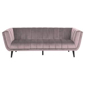 Sofa Laneve 3 os. 220 cm brudny róż