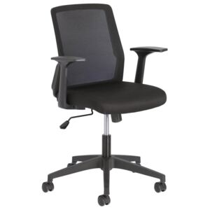 Krzesło biurowe Nasia 61x88-98 cm czarne