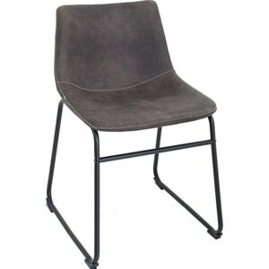 Krzesło Django vintage szare żelazne