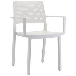 Krzesło ogrodowe Emi 46x84 cm białe
