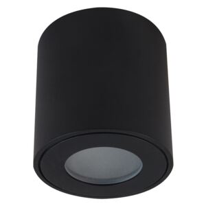 Aqua IP54 lampa sufitowa tuba czarna do łazienki