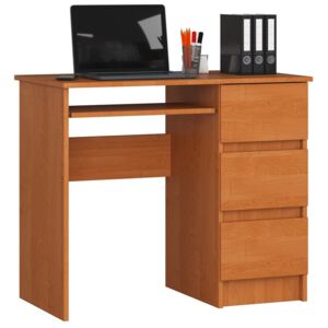 Skandynawskie biurko do komputera Miren 4X - olcha