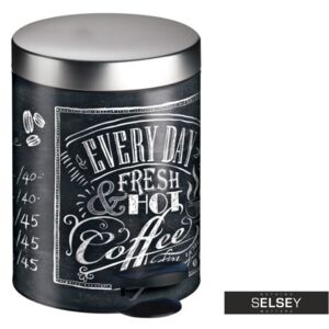 SELSEY Kosz na śmieci New Line 5l coffee