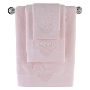 Luksusowy ręcznik kąpielowy MELIS 85x150cm Różowy