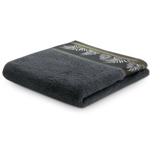 AmeliaHome Ręcznik Pavos ciemnoszary, 50 x 90 cm, 50 x 90 cm