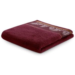 AmeliaHome Ręcznik Pavos bordo, 50 x 90 cm, 50 x 90 cm
