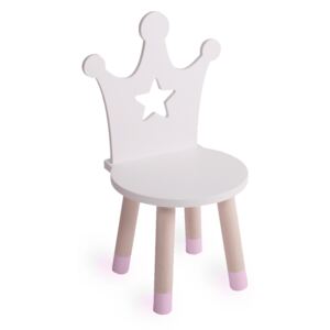 Krzesełko dziecięce korona z gwiazdką
