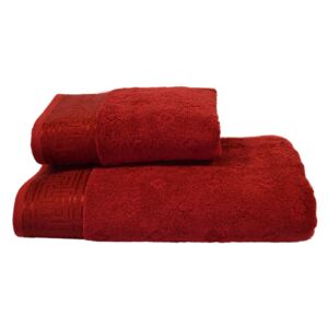Ręcznik kąpielowy VERA 75x150 cm Ciemno czerwony