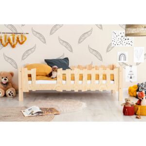 Drewniane łóżko dziecięce ze stelażem 12 rozmiarów - Tiffi 2X