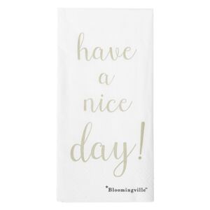 Zestaw 12 serwetek papierowych Bloomingville Nice Day, 40x40 cm