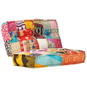 Kwadratowa piankowa sofa Gina - patchwork