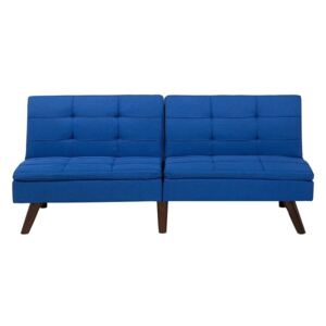 Sofa z funkcją spania kobaltowa RONNE
