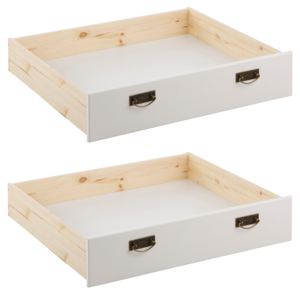 Zestaw eleganckich szuflad pod łóżko - 2 sztuki