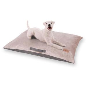 Brunolie Legowisko/mata dla psa, możliwość prania, ortopedyczne, antypoślizgowe, oddychające, pianka z pamięcią kształtu, rozmiar M (80 x 10 x 55 cm)