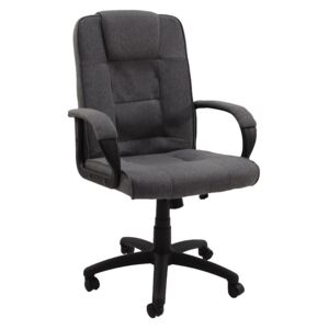 Szary obrotowy fotel biurowy - Velos