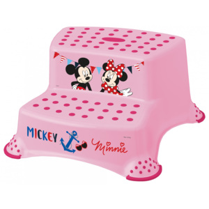 Keeeper Dwustopniowy podnóżek "Mickey&Minnie", Pink