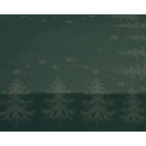 Obrus Winterland 150 x 220 cm ciemnozielony