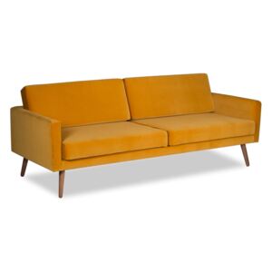 Sofa Glädje 3-osobowa (Deluxe - welur łatwozmywalny DOVE)