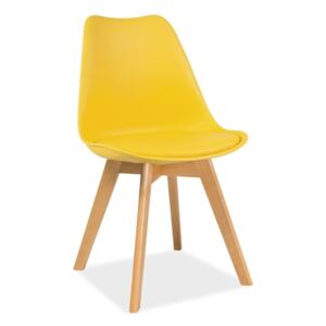 Krzesło Kris Buk/Żółty