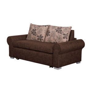 BALINA sofa dwuosobowa MEBLE TAPICEROWANE, Derry, brązowy