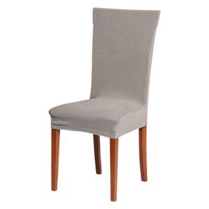 Uniwersalny pokrowiec na krzesło sztruks - jasnoszary - Rozmiar Siedzisko 38x38 cm, wysokość o