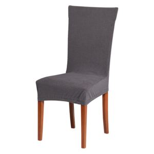 Uniwersalny pokrowiec na krzesło sztruks - antracytowy - Rozmiar Siedzisko 38x38 cm, wysokość o