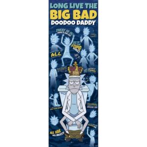 Plakat, Obraz Rick Morty - Doodoo Daddy, (53 x 158 cm)