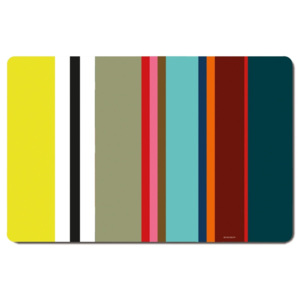 Podkładki pod talerze w kolorowy wzór, nowoczesne nakładki na obrusy