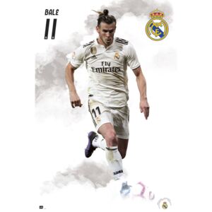 Plakat, Obraz Real Madrid 2018 2019 - Bale, (61 x 91,5 cm)