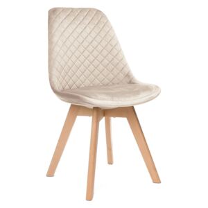 Krzesło tapicerowane ART133C beż welur