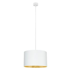 Biała lampa wisząca z wnętrzem w złotej barwie Sotto Luce Mika, ∅ 36 cm