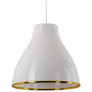 Biało-złota lampa wisząca kuchenna - EXX87-Magni