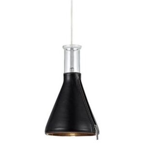 Lampa wisząca MARKSLOJD Zip, 1x60 W, E27, czarna, 17x28x17 cm