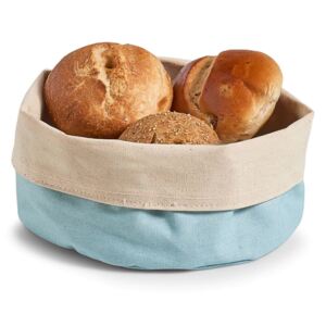 Koszyk na chleb bawełniany, Ø 20 cm, kolor niebieski, ZELLER