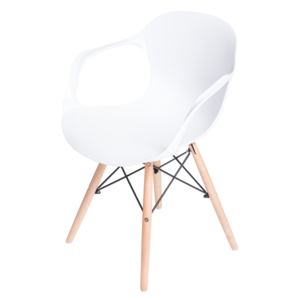 Nowoczesne krzesło em-57 białe