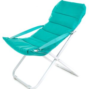 Happy Green fotel składany Varadero, niebieski, BEZPŁATNY ODBIÓR: WROCŁAW!