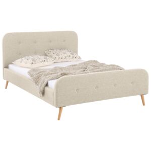 Piękne, tapicerowane łóżko w klasycznym stylu