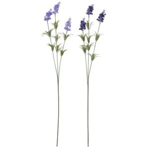 Kwiat dekoracyjny Lavender 67x5 cm ciemnofioletowy