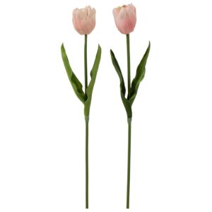 Kwiat dekoracyjny Tulip 52x8 cm #2 jasnoróżowy