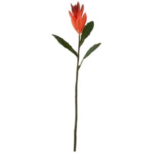 Kwiat dekoracyjny Lily 51 cm pomarańczowy