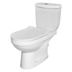 Kompakt WC Nivona bezkołnierzowy poziomy 3/6 l z deską wolnoopadającą