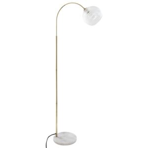 Lampa podłogowa LAYE, stojąca ze sklanym abażurem, 150 cm