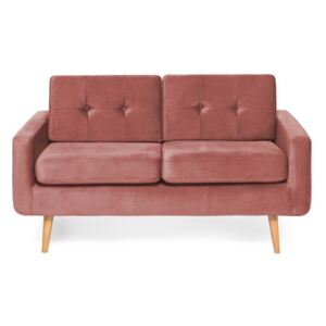 Różowa sofa 2-osobowa Vivonita Ina Trend