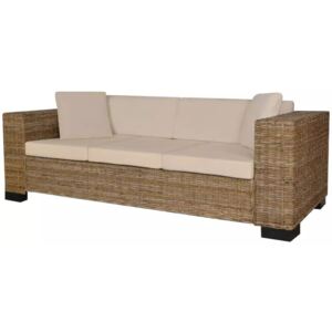 Sofa ogrodowa PERVOI, brązowa, 200x80x61 cm