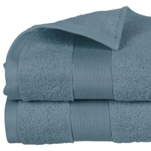Ręcznik kąpielowy bawełniany, 150 x 100 cm, kolor niebieski