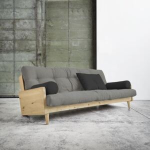 Sofa rozkładana Karup Indie Natural/Granite Grey/Dark Grey