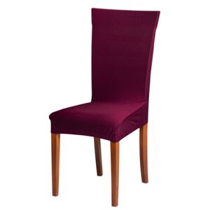 Pokrowiec na krzesło jednokolorowy - bordowy - Rozmiar uni