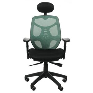 Fotel biurowy gabinetowy KB-8905/ZIELONY - krzesło obrotowe