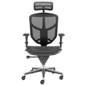 Krzesło obrotowe ENJOY HRMA - z zagłówkiem, biurowe, fotel biurowy, obrotowy